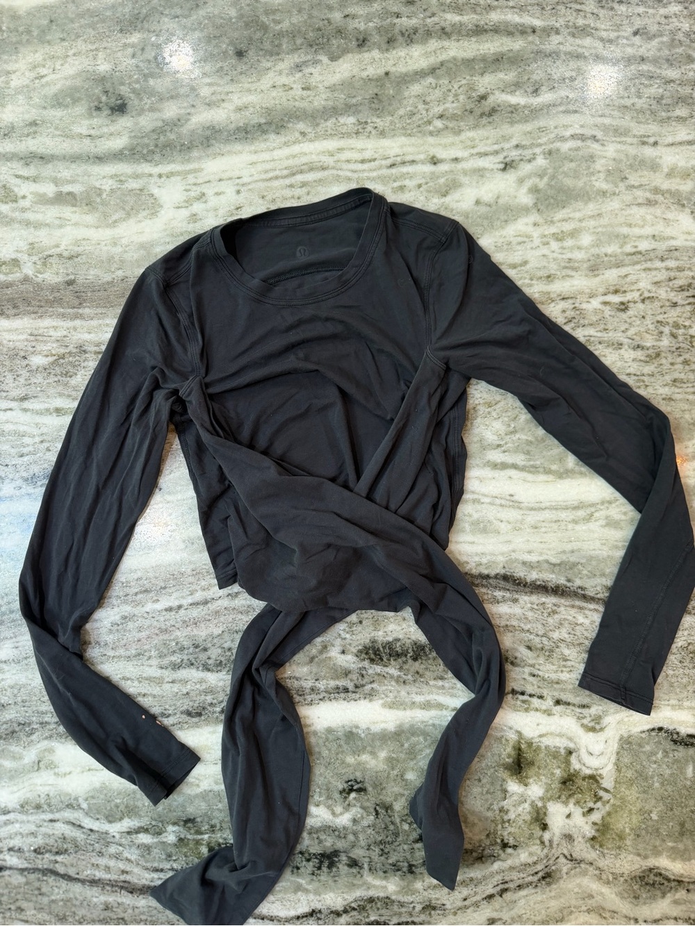 Lululemon Long Sleeve Wrap Top “Time to Restore Long Sleeve Shirt”
Black - Picture 2 of 11